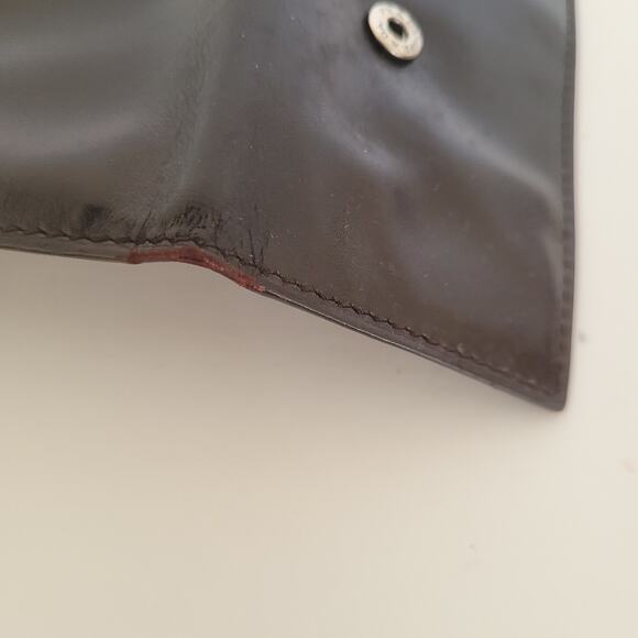 Authentic Prada Multicles 5 Key Holder Hooks Case Brown Small Wallet Leather - Picture 9 of 13